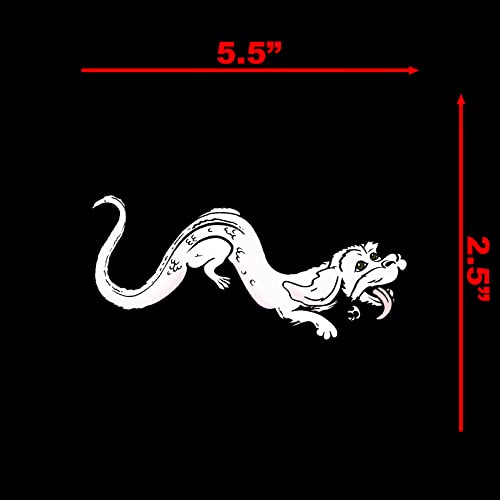 Luck Dragon Sticker Decal - 5.5"x2.5" Weatherproof