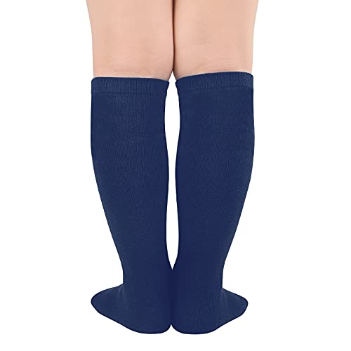 Youth Knee High Baseball & Soccer Socks - Medium Navy Blue