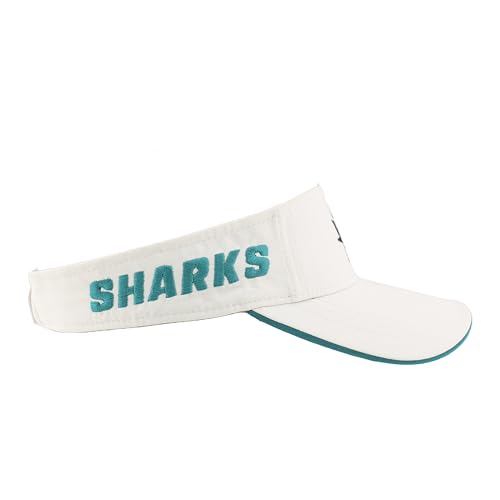San Jose Sharks Visor - Officially Licensed NHL Impact White