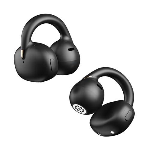 OHAYO Open-Ear Clip-On Headphones for Glasses Wearers, 40H Battery, Bluetooth 5.4, 4.7g