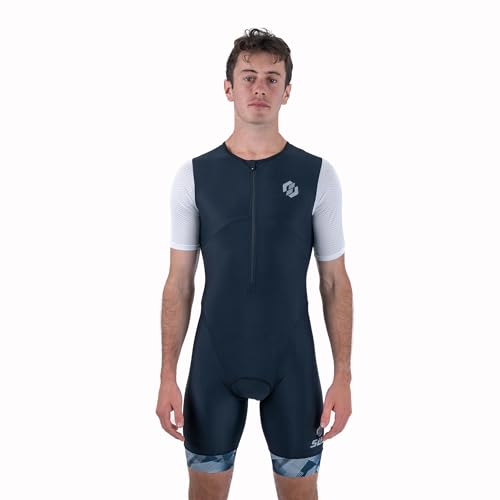 Men's Aerodynamic Triathlon Suit - Lightweight Trisuit with Pockets