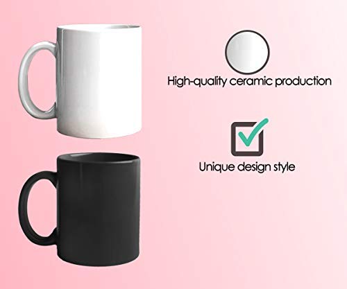 Bubble Hugs Fika Black 15 Oz Motivational Coffee Mug - Swedish Inspiration