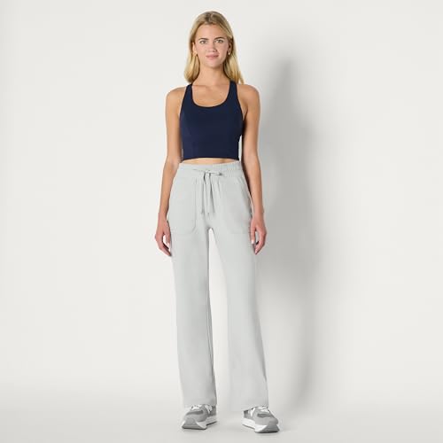 Amazon Essentials Women's Relaxed Fit Athletic Lightweight Sweatpants - Space Dye Dove, Medium