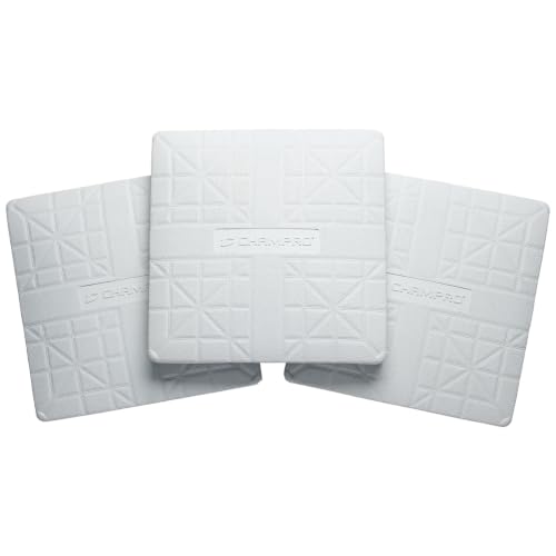 Pro Style Molded Rubber Base Set - Ground Anchored, 15" x 3" (Set of 3)