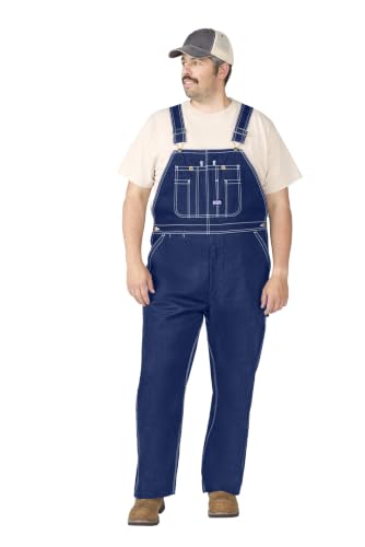 Liberty Big Smith Men's Rigid Denim Bib Overalls 44W x 30L