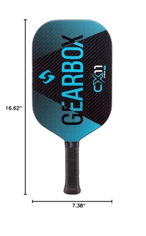 Gearbox CX11E Power - Blue - 7.8oz Pickleball Paddle (Grip 3 5/8")