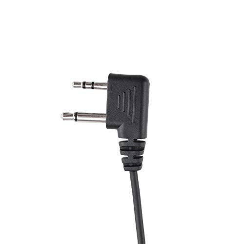 Jeuyoede G Shape Earpiece Headset with Mic for Midland Two-Way Radios