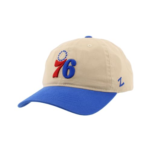 Philadelphia 76ers Adjustable Dad Hat - Stone