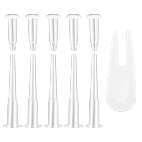 Yoga Ball Replacement Plug Kit - 1 Puller, 5 Long & 5 Short Stoppers