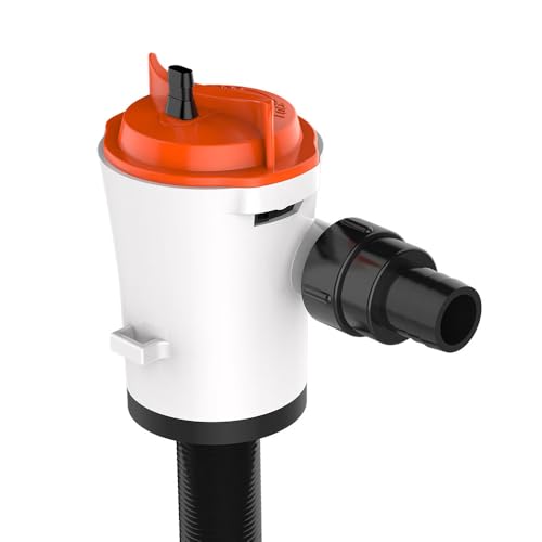 SEAFLO 04 Series 800 GPH Baitwell Livewell Aerator Pump Straight Intake 12V Saltwater/Freshwater