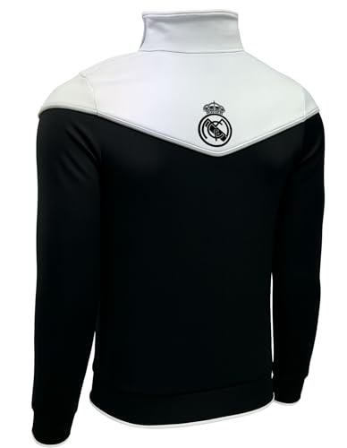 Official Real Madrid Track Jacket - Adult Size Medium Zip-Up