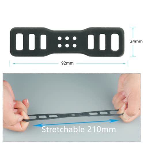 Silicone Bicycle Straps - 4 Pcs Durable Rubber Mounting Straps