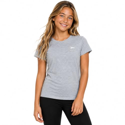 Girls Performance Short Sleeve Athletic T-Shirt - Light Grey / 8