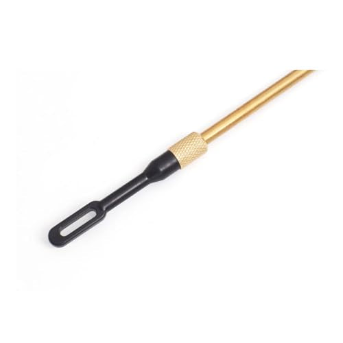 Solid Brass Gun Cleaning Jag Set with 4 Plastic Slotted Tips