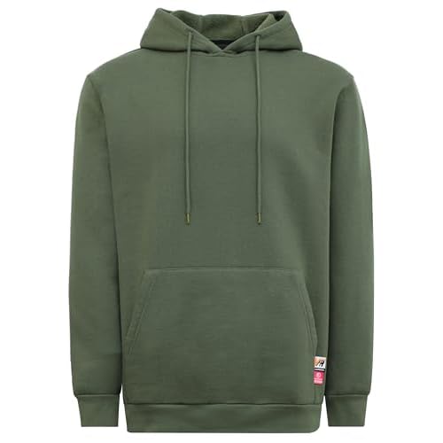 VATRENUS FR Hoodies for Men Pullover 10.5oz Cotton Fleece Flame Resistant Jacket Fire Retardant Welding Sweatshirts