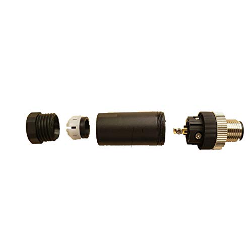 NMEA 2000 Male Field Installable Marine Connector for Garmin Lowrance Simrad