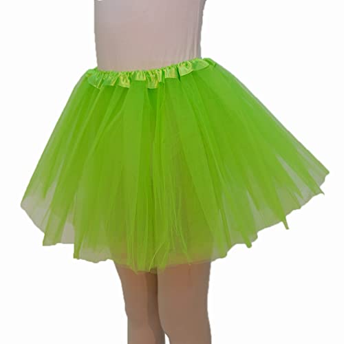 Light Green Tulle Skirt Tutu for Women - 5 Layered Bubble Design