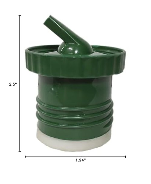Thermo Bottle Stopper Replacement Part for Stanley. Yerba mate drinking - Thermo to Yerba Mate Termo Pico Mate/Pico cebador Stopper with High Precision Flow Stanley Primer Spike (Green Combo V2)
