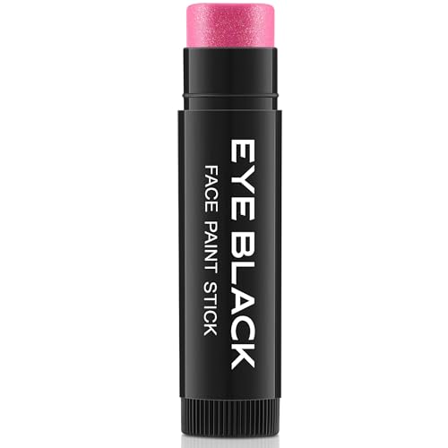 Hot Pink Glitter Eye Black Stick - Anti-Glare Sports Makeup