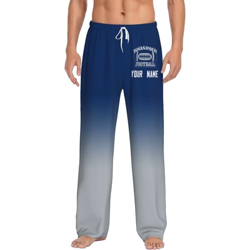 Personalized Pajama Pants with City Name - Indianapolis