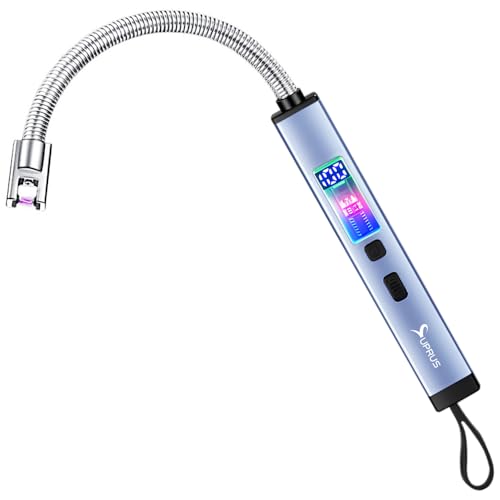 Electric Candle Lighter with 360° Flexible Neck - Blue