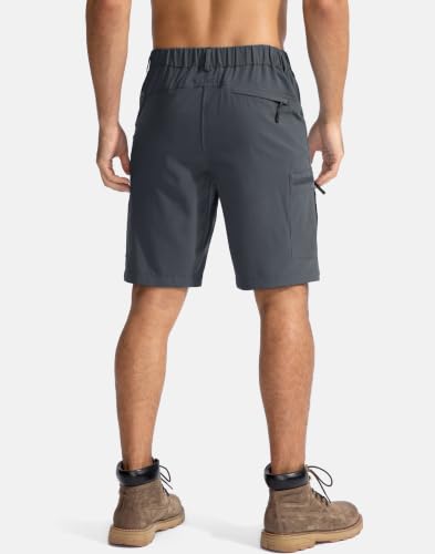 Lightweight Men's Cargo Shorts with 5 Zipper Pockets - 9/7/11"