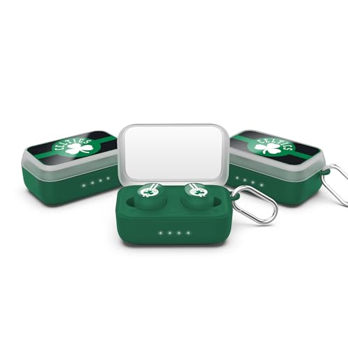 NBA Wireless Sport Earbuds - Boston Celtics, 32 Hours Battery Life