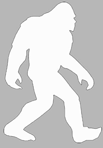 Bigfoot Vinyl Decal - 3x4 Inch Weatherproof Sasquatch Sticker