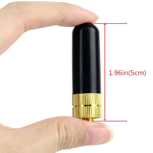 Dual Band VHF/UHF Antenna for Walkie Talkies - SMA Female, 5cm