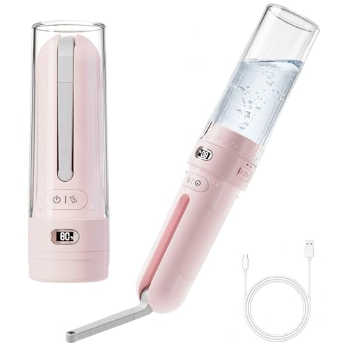 Electric Portable Bidet with 3 Modes - Rechargeable Travel Personal Hygiene Device for Women & Postpartum Care (Pink)