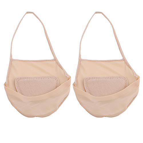 Women's Ultra Low Cut No Show Padded Half Liner Socks with Slingback