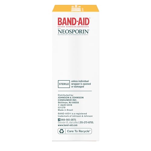 Adhesive Bandages with Antibiotic Protection, Assorted Sizes - 20 Ct