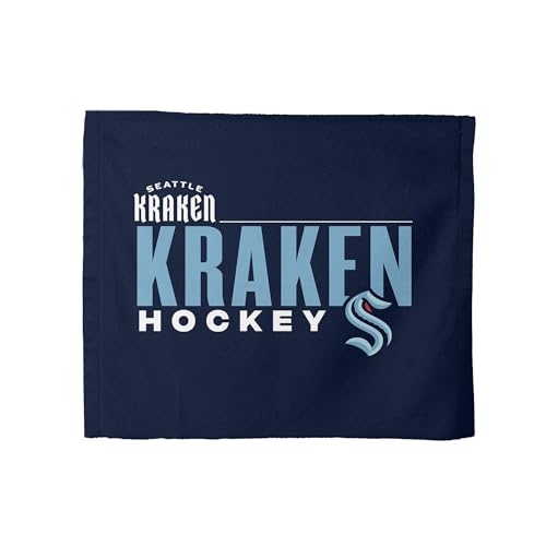 Seattle Kraken NHL Rally Towel - Lightweight Stadium Fan Gear, 15 x 18 Inch