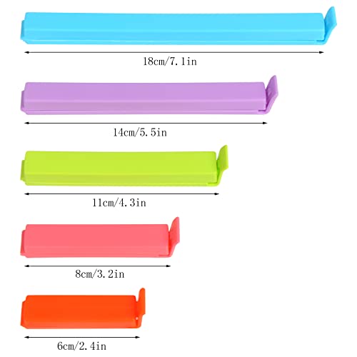 Plastic Sealing Clips for Food Bags - 27 Pack in Assorted Sizes