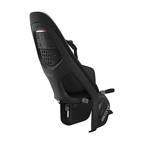 Child Bike Seat with Adjustable Footrests - Rack Mount / Midnight