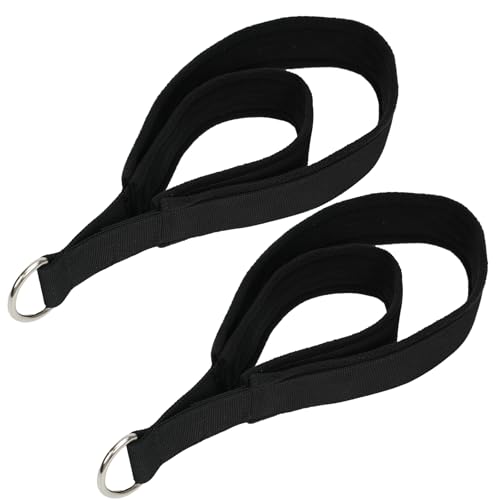 Durable Pilates Straps with Double Loop & D-Ring - 1 Pair