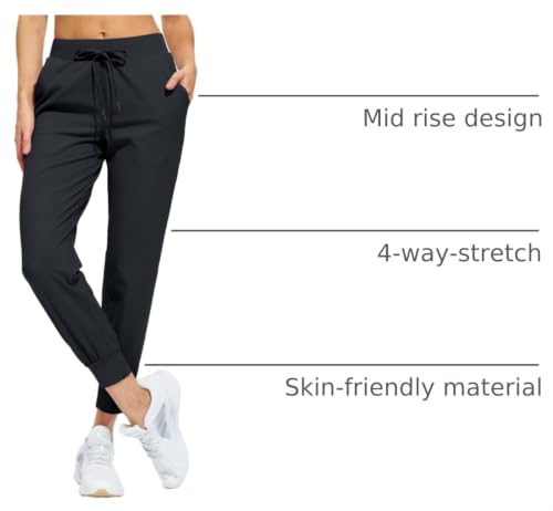 Women's Athletic Joggers Pants | Casual Sweatpants with Pockets