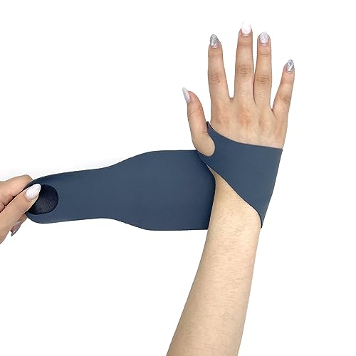 SCAVOR Reusable Grey Wrist Brace 2 Pack for Carpal Tunnel Tendonitis Comfort