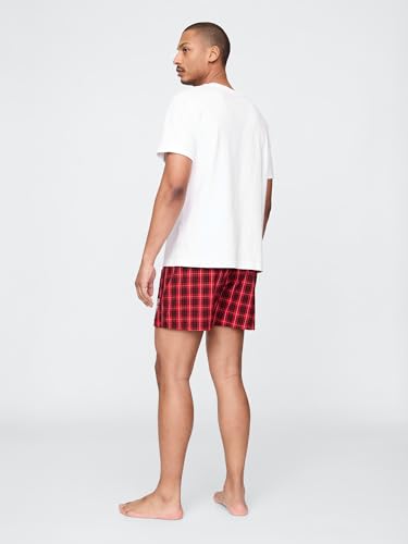 NBA Men's Pull-On Sleepwear Boxers - Medium / Chicago Bulls Modern Red