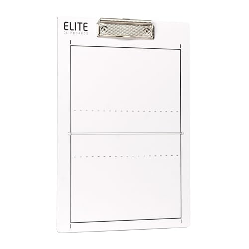 Volleyball Coaching Clipboard - Double-Sided Dry Erase Whiteboard