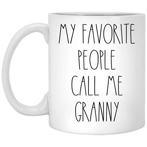 PTDShops Granny Coffee Mug 11oz - Rae Dunn Inspired Holiday & Mother's Day Gift