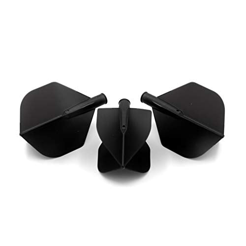 Dart Flights Standard Shape - All Black - TERO AK4