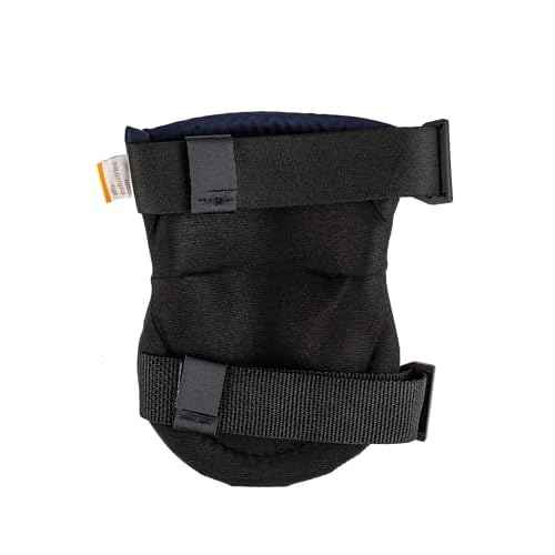 ALTA 50903 AltaPRO Knee Protector Pads, Navy Cordura Nylon Fabric, AltaLOK Fastening, Hard Cap, Round, White (One Pair)