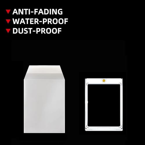 200PCS Resealable Card Sleeves for Magnetic Holders 35PT-130PT