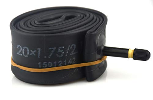 20 Inch Bicycle Tube - Heavy Duty 2 Pack with Tire Levers