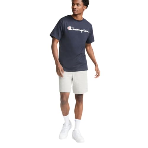 Champion Men's Classic Script Logo T-Shirt XX-Large Deep Navy - Regular & Big & Tall