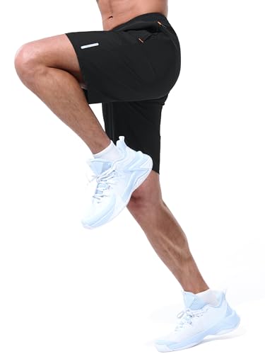 UIQUR Mens Athletic Shorts Running Quick Dry Workout 7"/ 9"