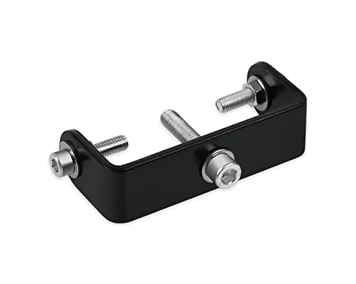 Bike Rear Rack Mount Adapter with Screws - Black