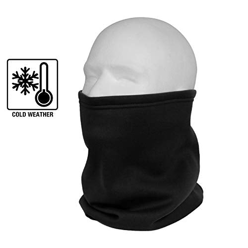 Rothco ECWCS Poly Neck Gaiter Black - Cold Weather Face Cover