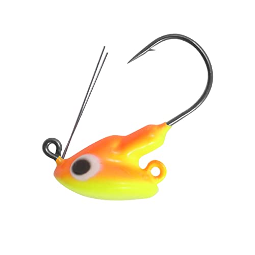 Weedless Stand-Up Fireball Jig - 1/4 Oz Sunrise